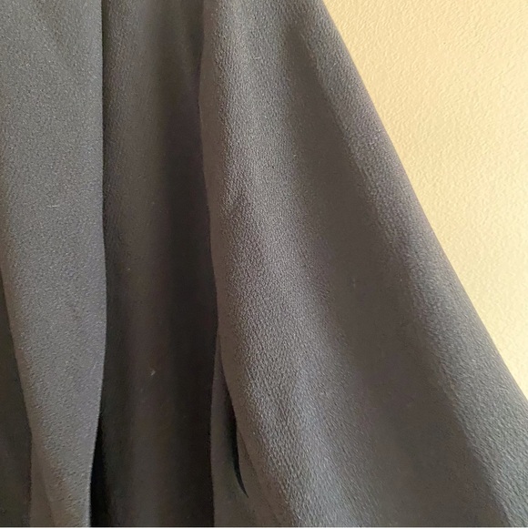 Aritzia Wilfred Chavelier Blazer Black Size 10 Japanese Crepe Pockets Unlined - Picture 6 of 15